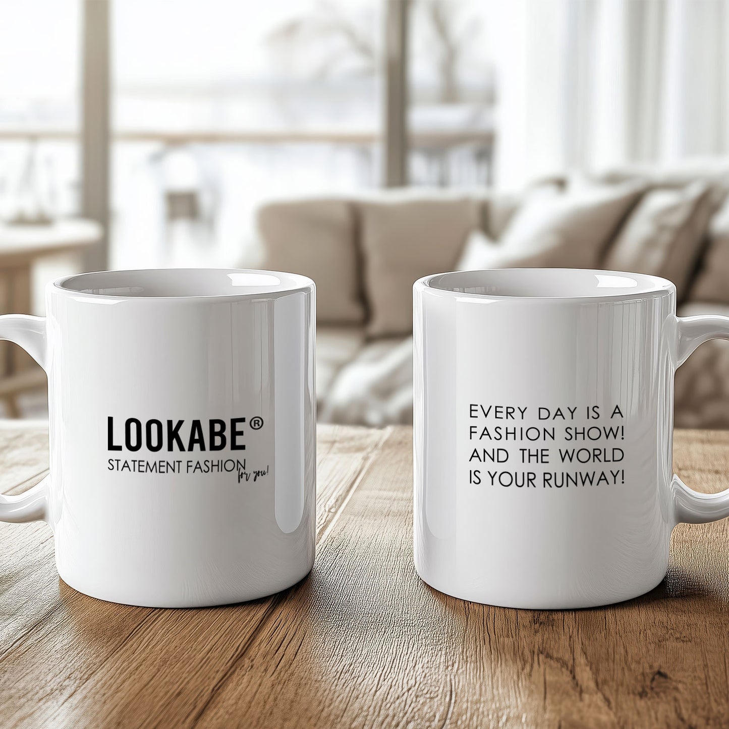 Tasse "Every day is a fashion show"
