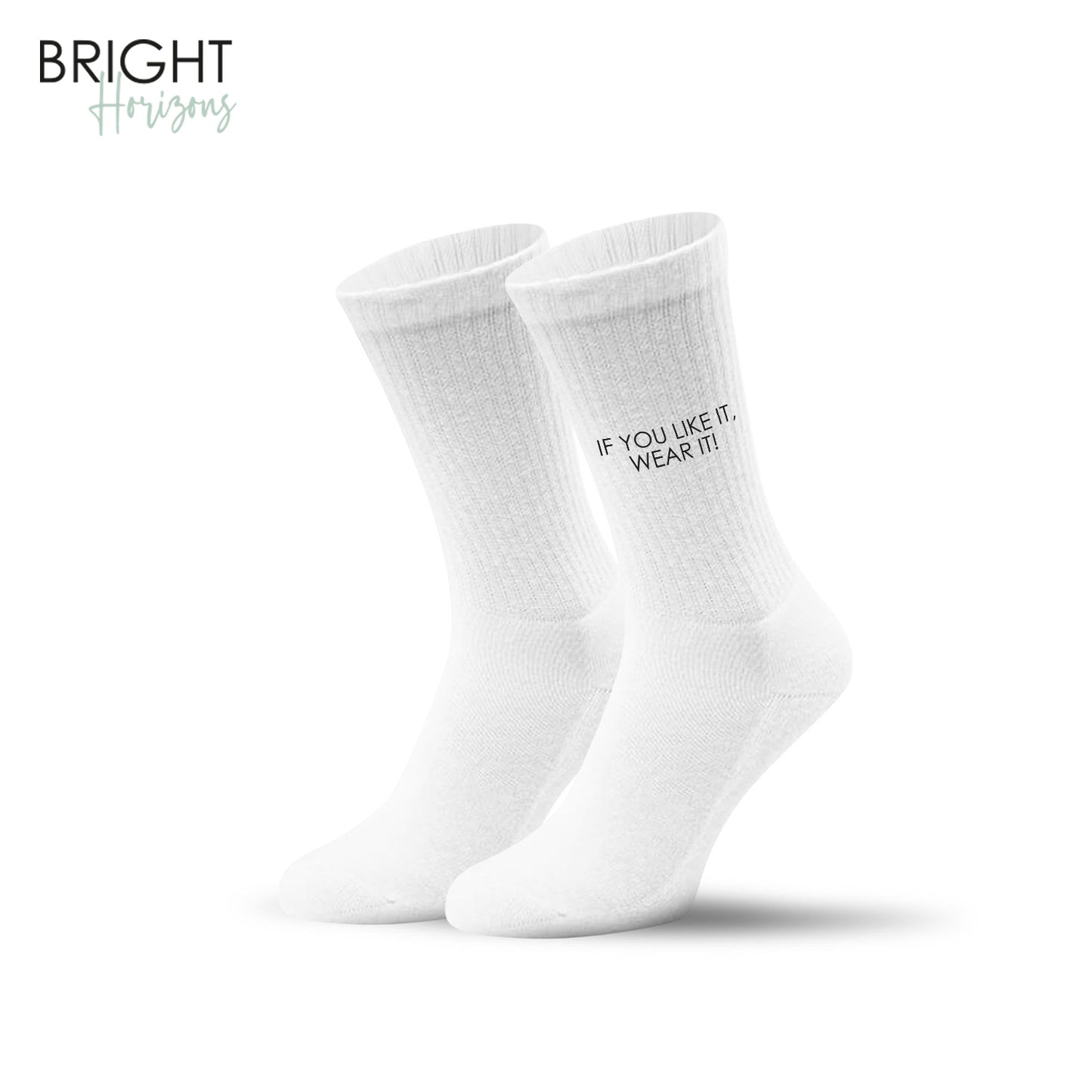 Tennissocke "If you like it"