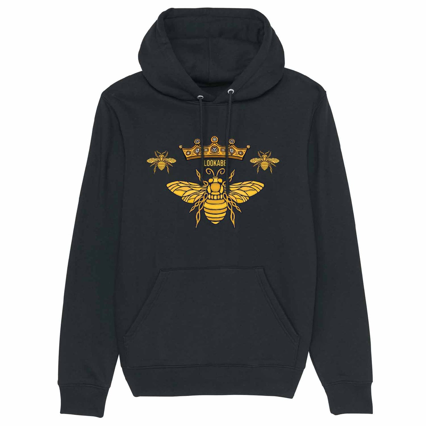 LOOKABE_Hoodie_schwarz_Queenbee