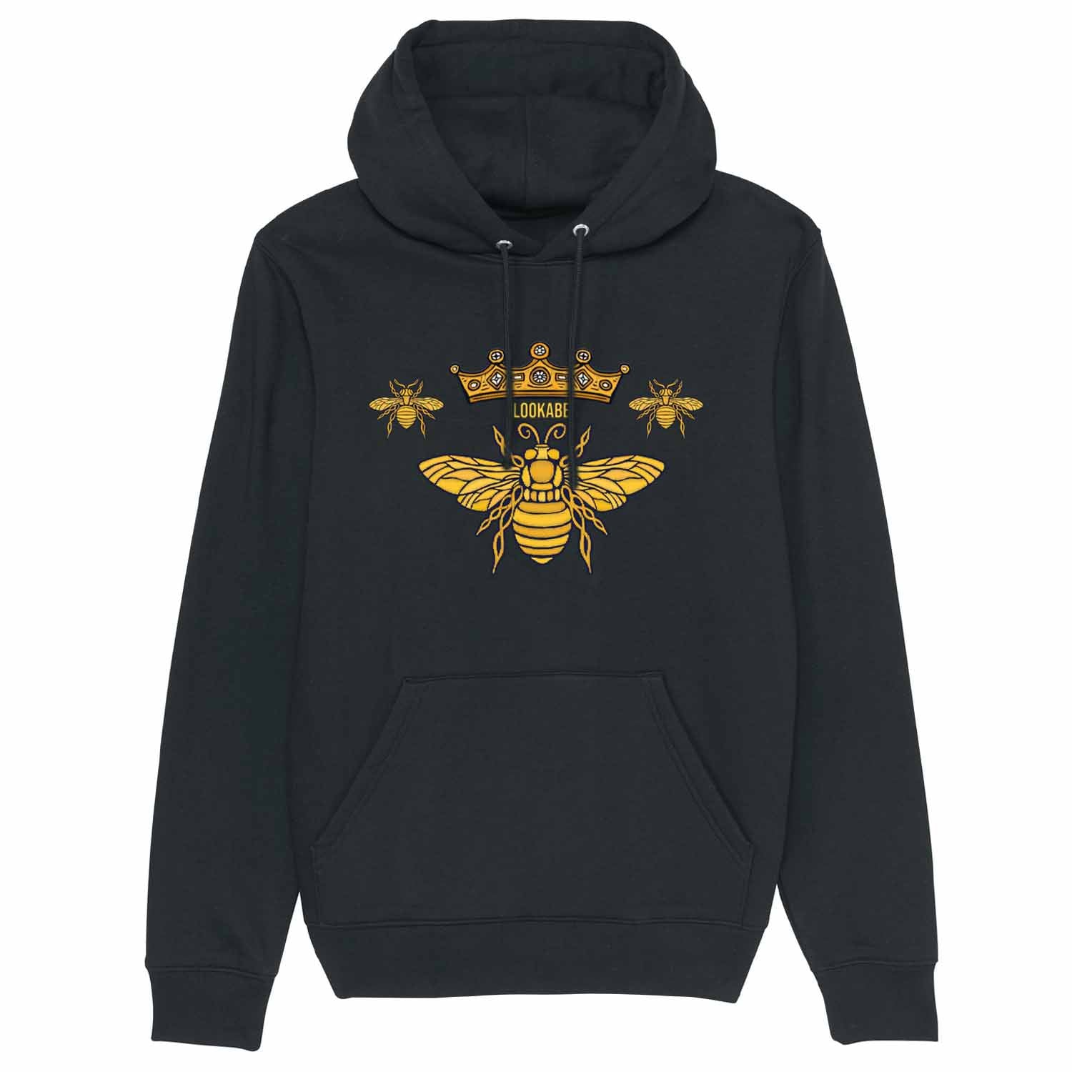 LOOKABE_Hoodie_schwarz_Queenbee