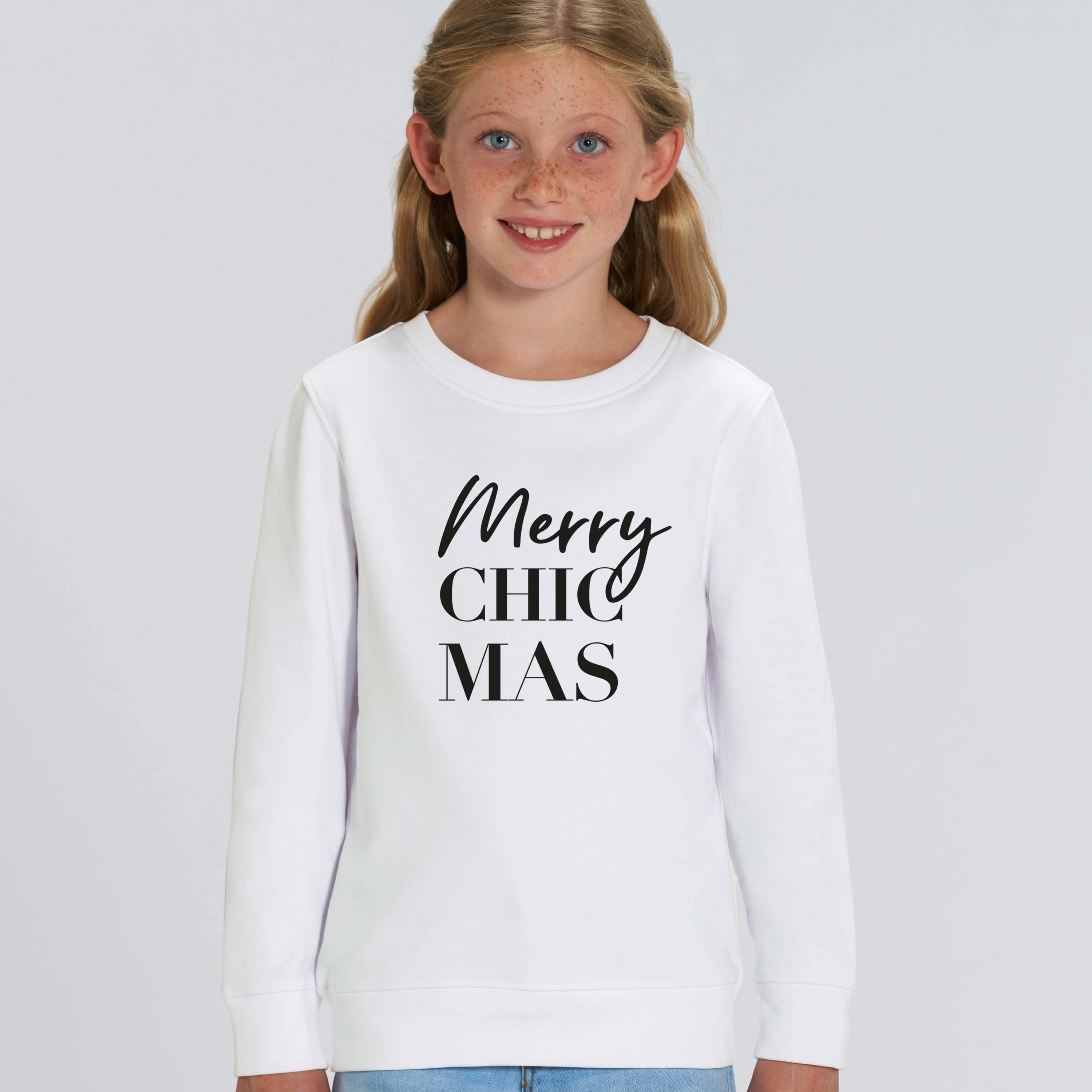 XMAS Kids Sweatshirt - Merry chicmas