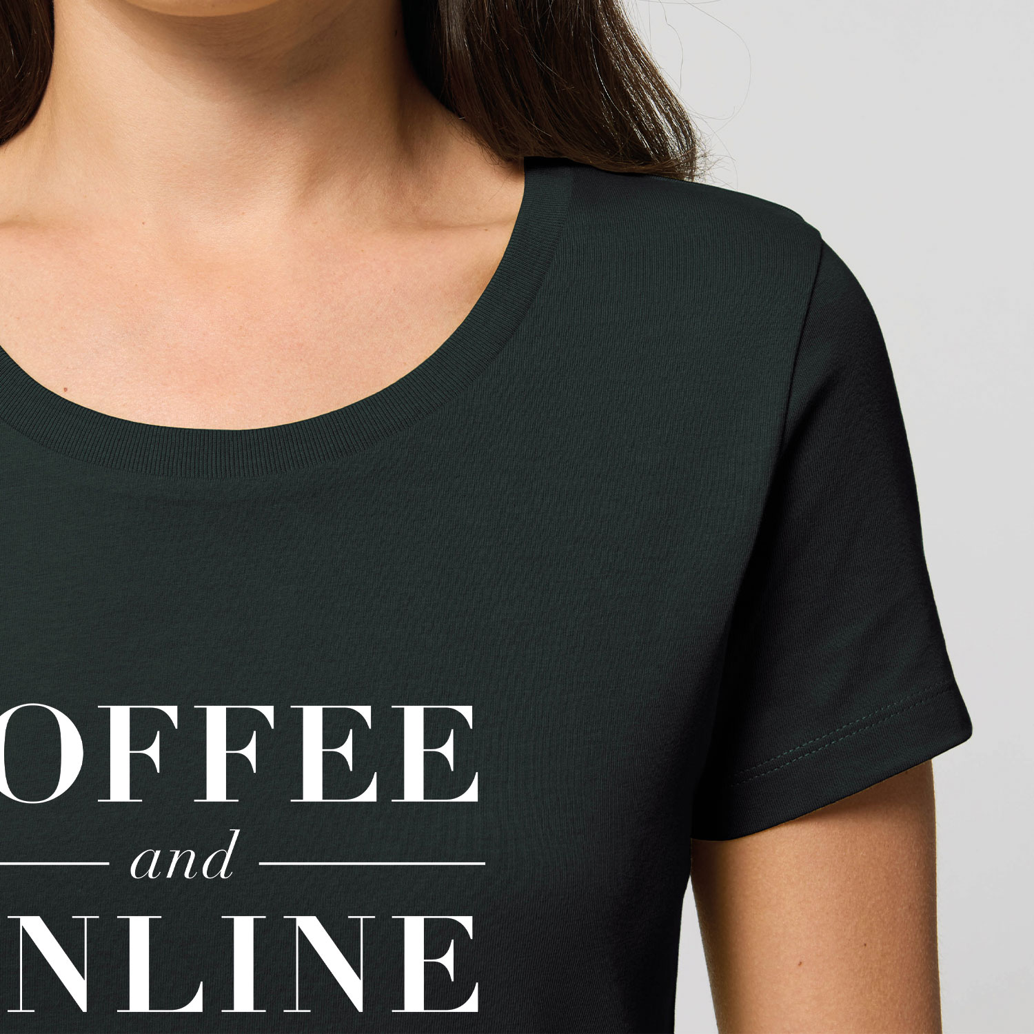 T-Shirt - Coffee & Online Shopping